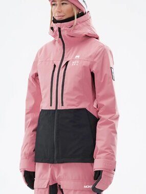 Montec Women’s Moss Ski Jacket Women Snowboard Pink Black Snow XS